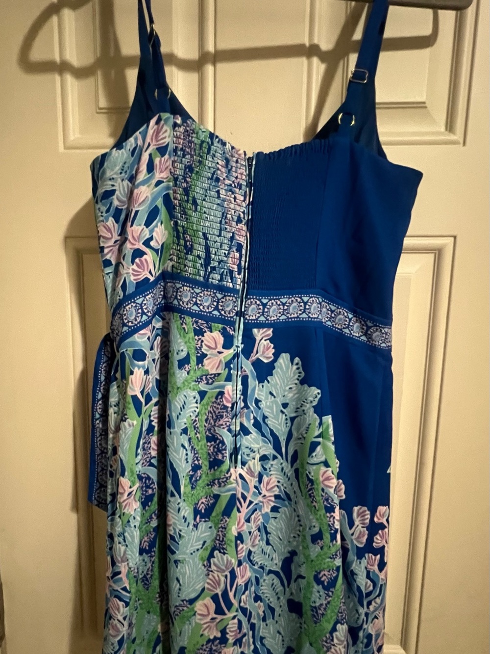 Lilly Pulitzer Blue and White Dress Top - Picture 3 of 4